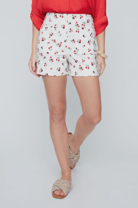 Cherry Woven Short