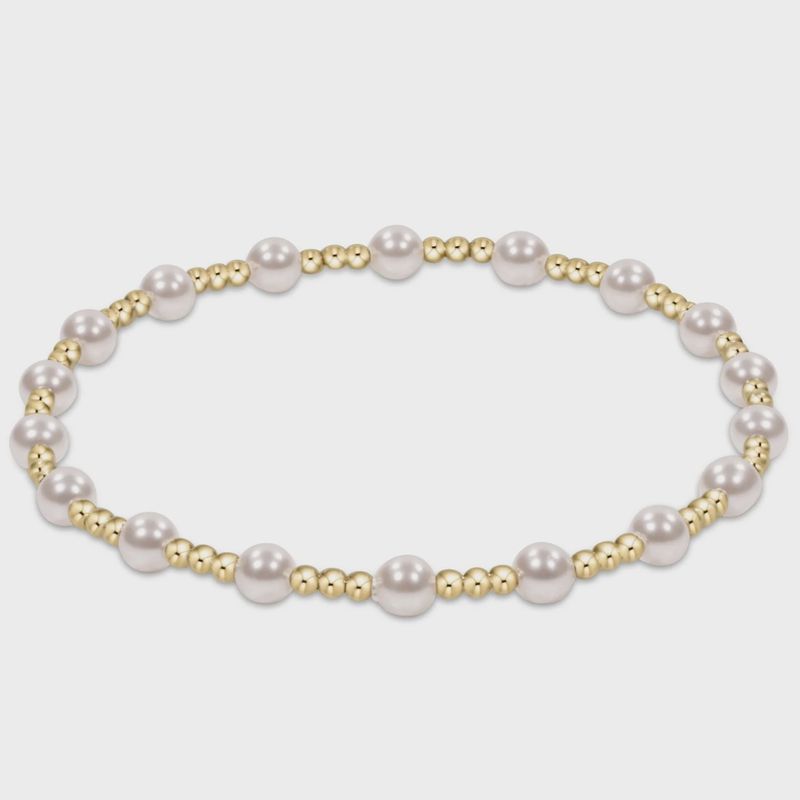 extends sincerity pearl 4mm bracelet