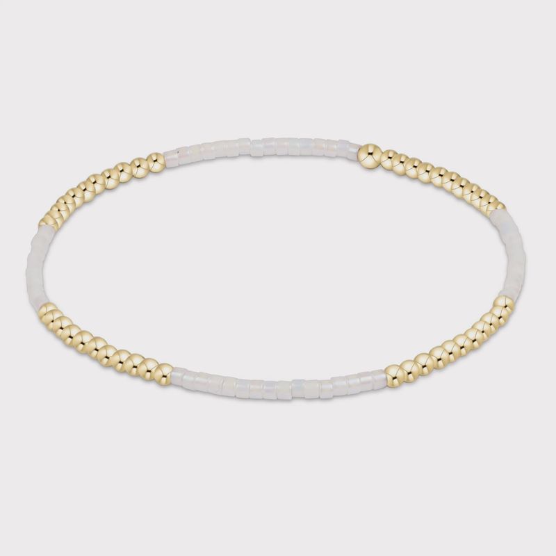 hope blissful bracelet - silky white