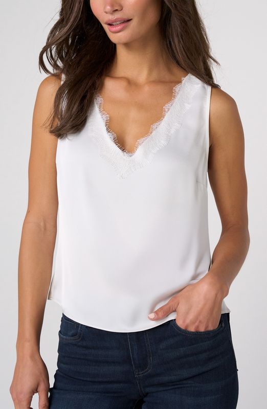 Lace Trim Tank
