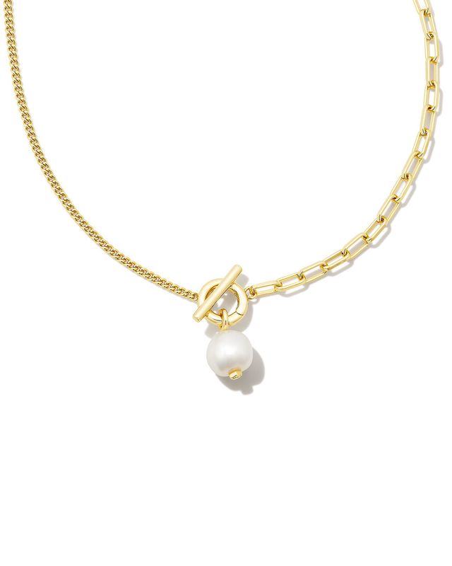LEIGHTON PEARL CHAIN NECKLACE