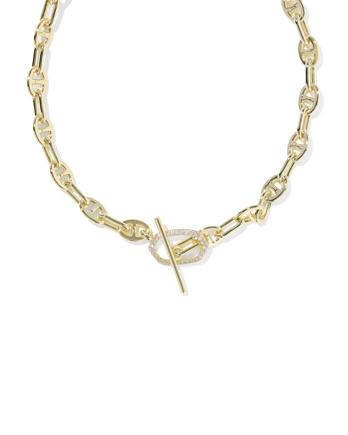 ELISA TOGGLE LINK AND CHAIN NECKLACE ELISA TOGGLE LINK AND CHAIN NECKLACE
