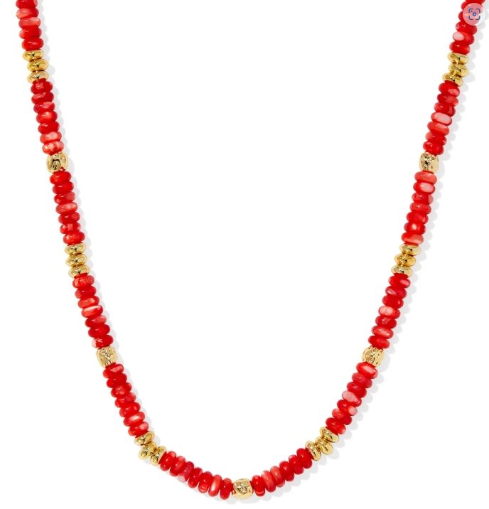 DELIAH STRND GLD RED
