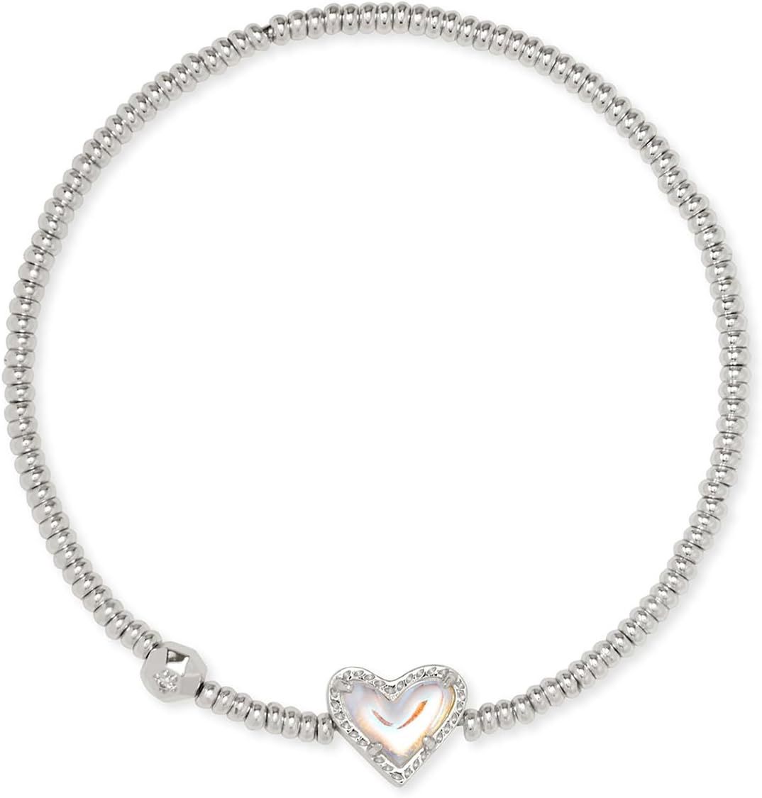 Ari Heart Stretch Bracelet Iredescent