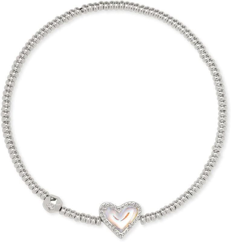 Ari Heart Stretch Bracelet Iredescent