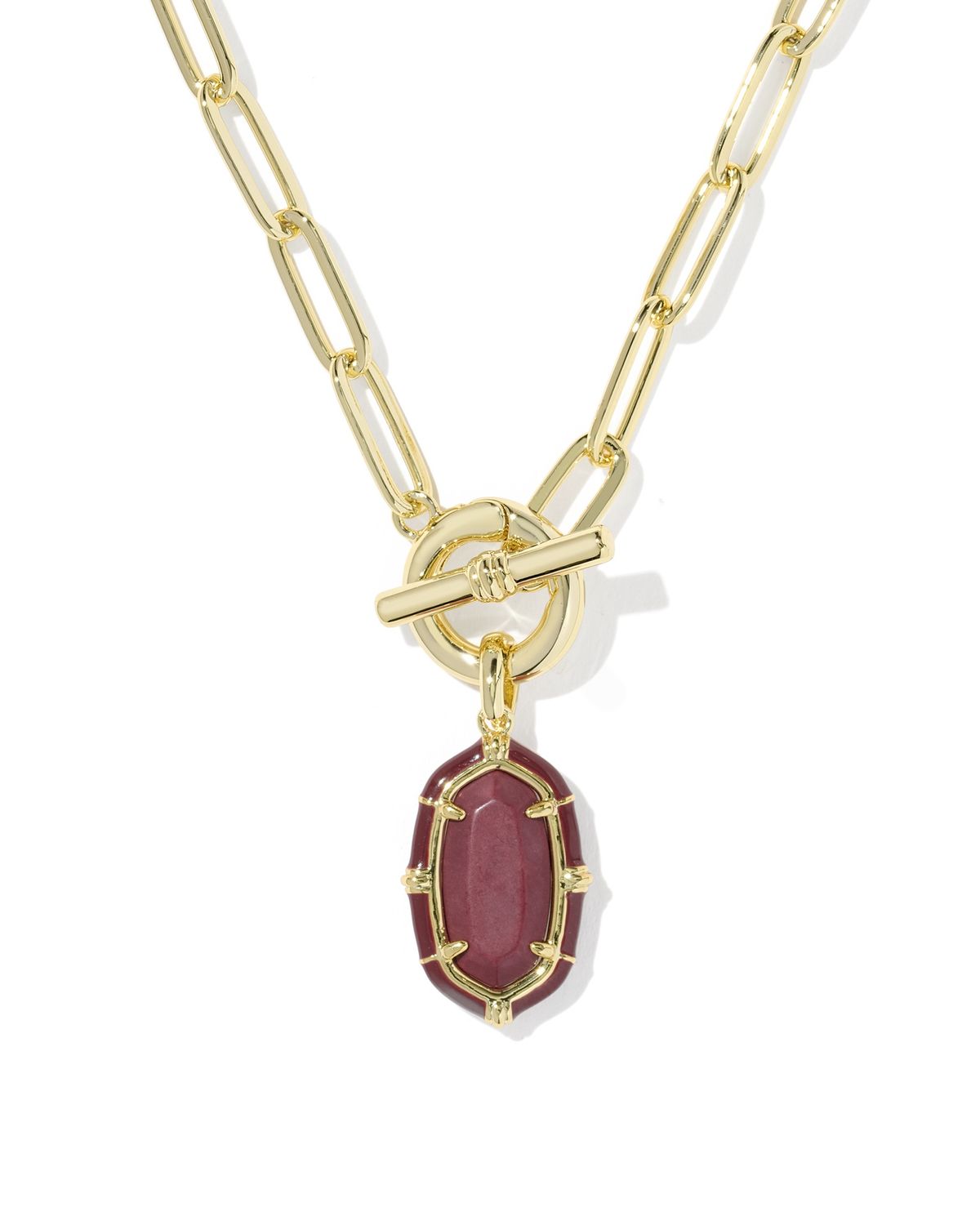 ELISA ENAMEL LINK AND CHAIN NECKLACE ELISA ENAMEL LINK AND CHAIN NECKLACE