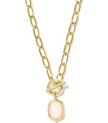Tiger Striped Natural Gold Necklace