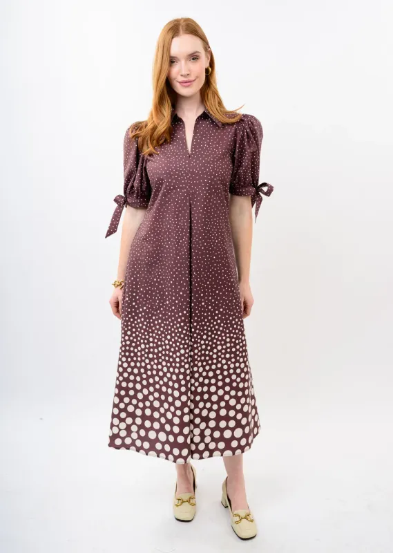 Graduated Polka Dot Dress