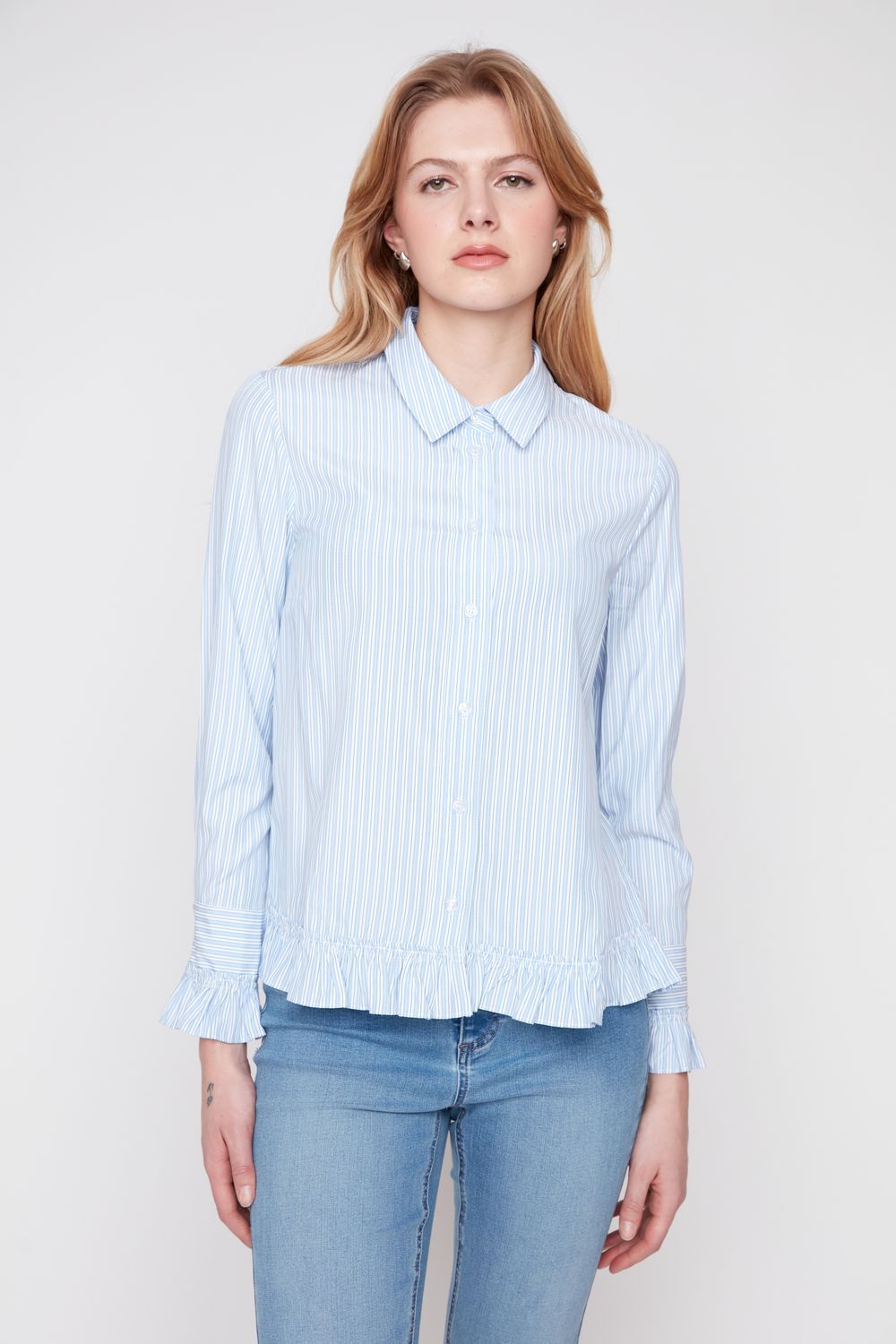 Blue Woven Blouse Blue Woven Blouse