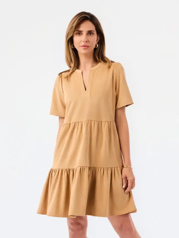 Adelyn Dress - Tan