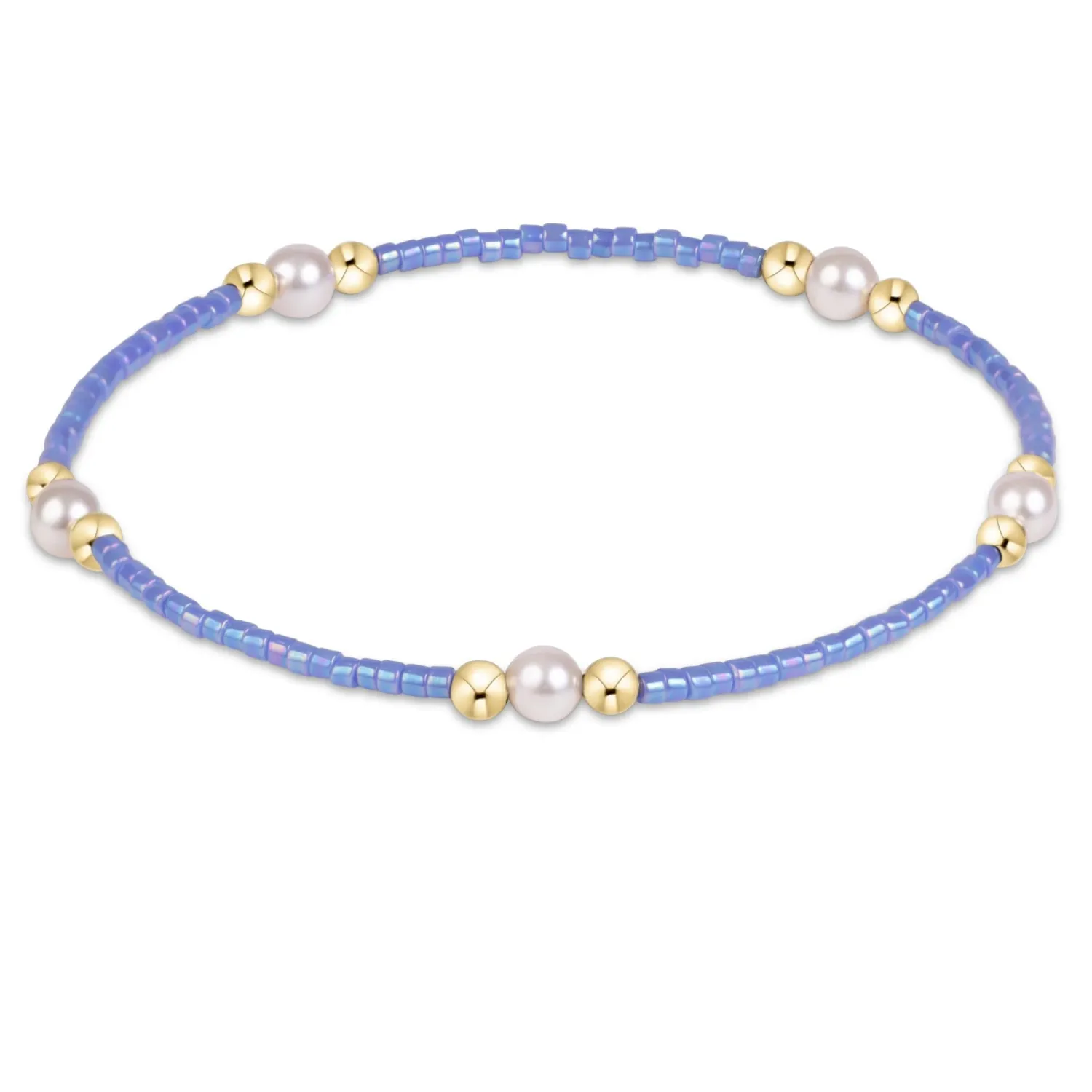 hope purpose pearl bracelet - bright blue hope purpose pearl bracelet - bright blue