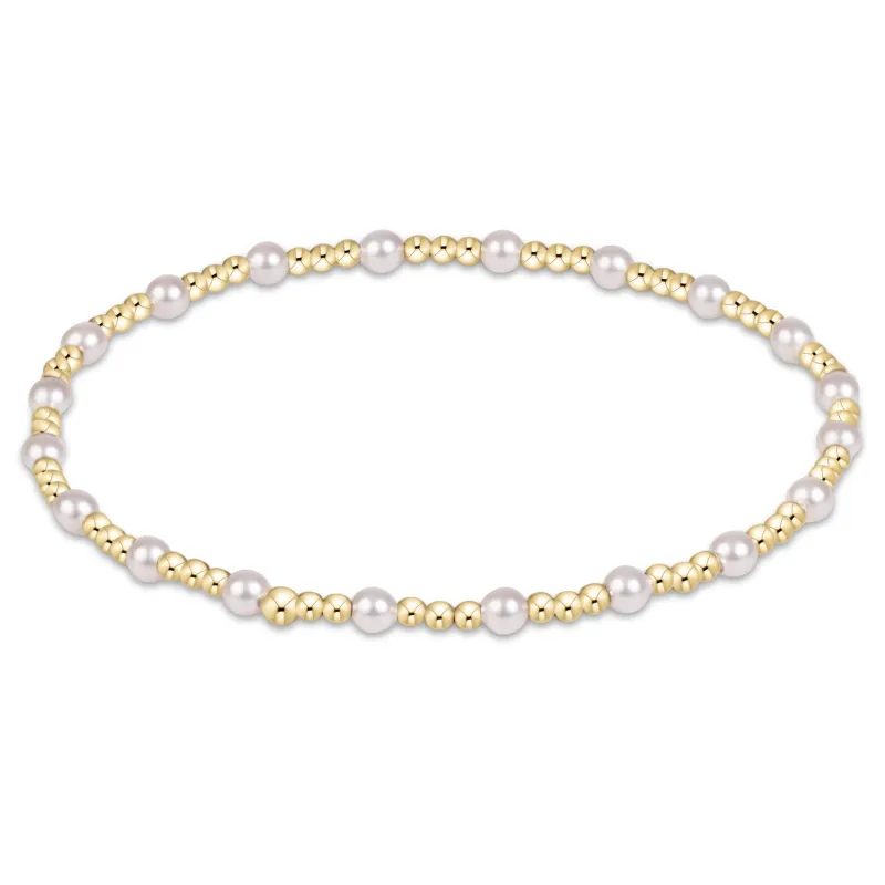 sincerity pearl 3mm bracelet