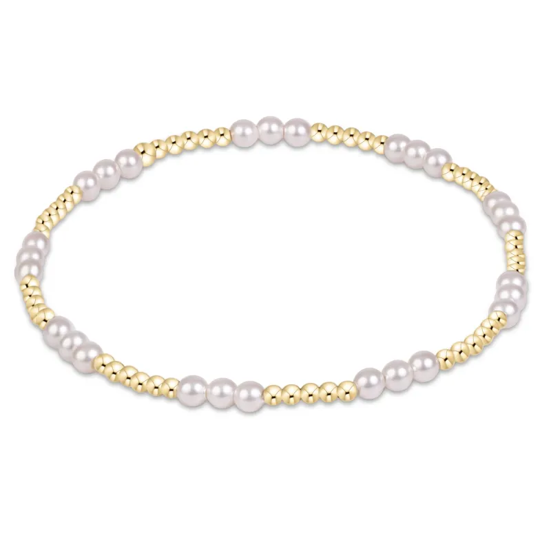 joy pearl 3mm bracelet