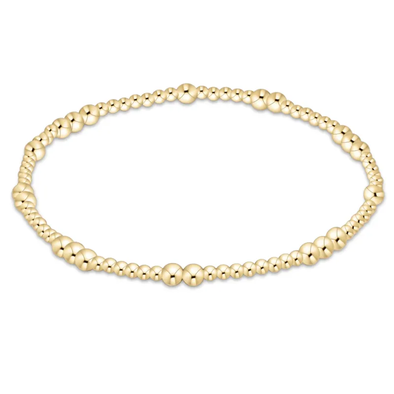 hope unwritten gold 3mm bracelet