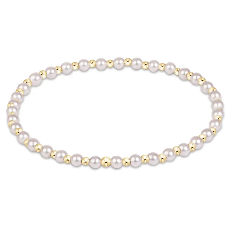 grateful pearl 3mm bracelet