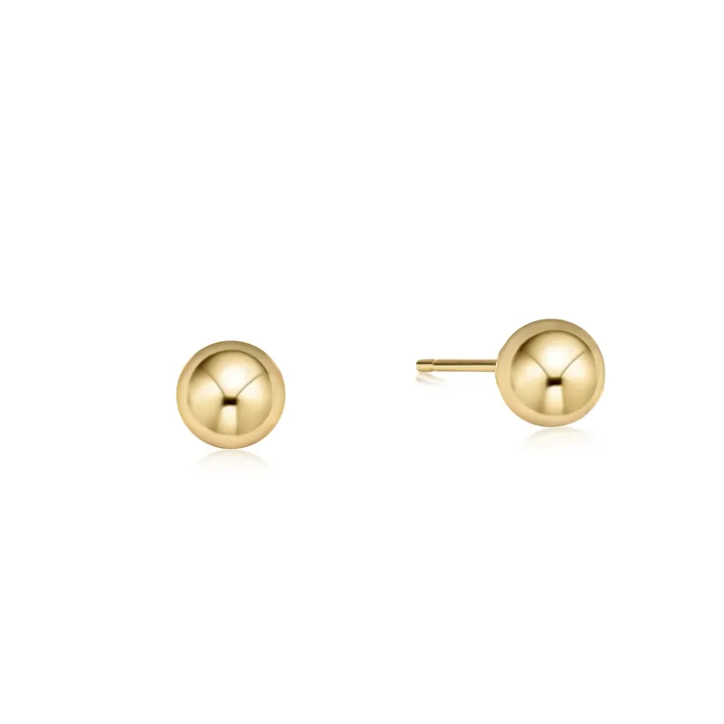 Classic 6mm ball stud- gold