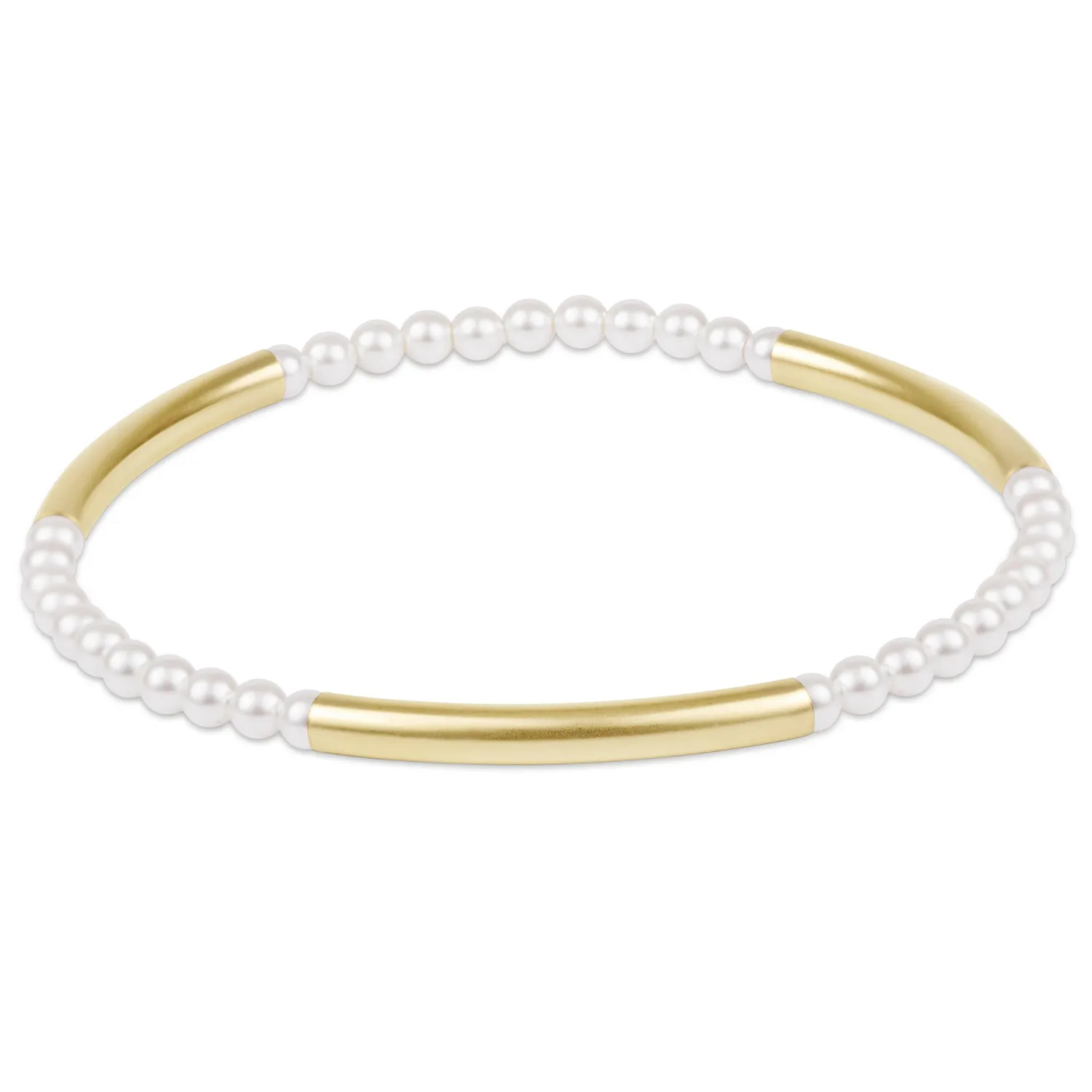bliss bar pattern pearl 3mm bracelet bliss bar pattern pearl 3mm bracelet