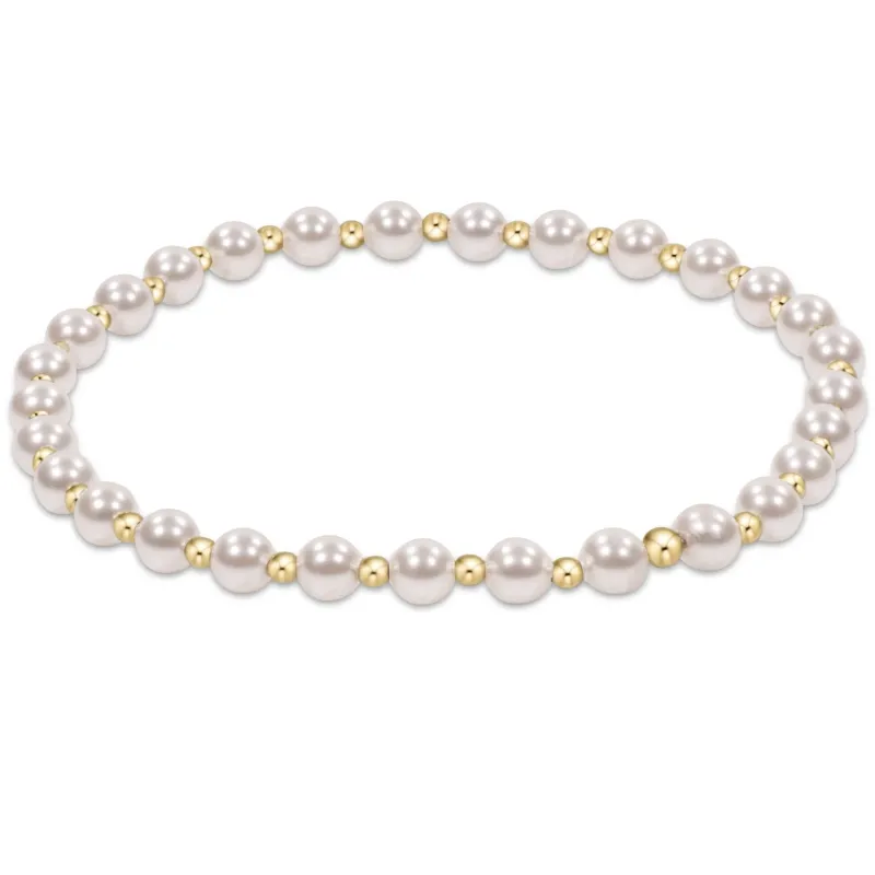 grateful pearl 4mm bracelet