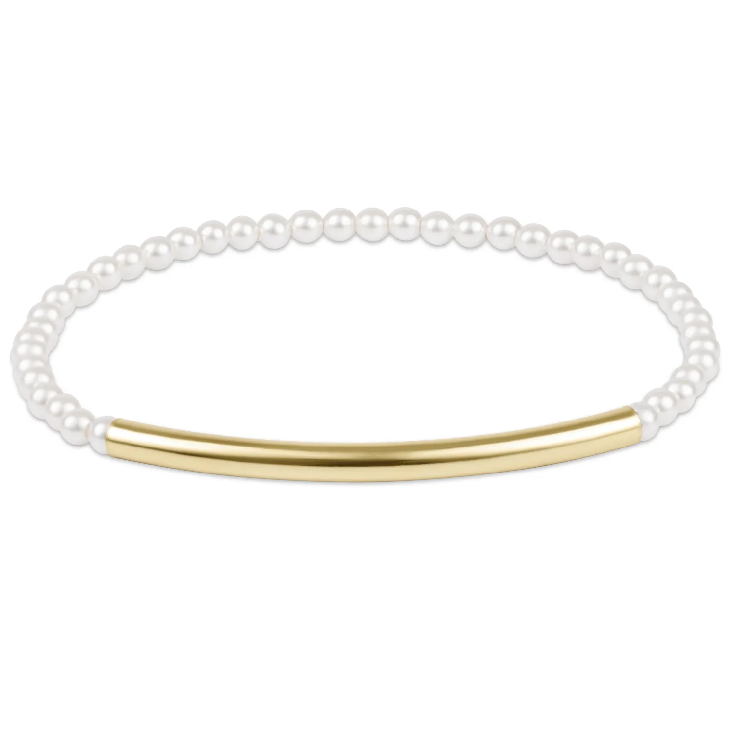 bliss bar smooth pearl 3mm bracelet bliss bar smooth pearl 3mm bracelet