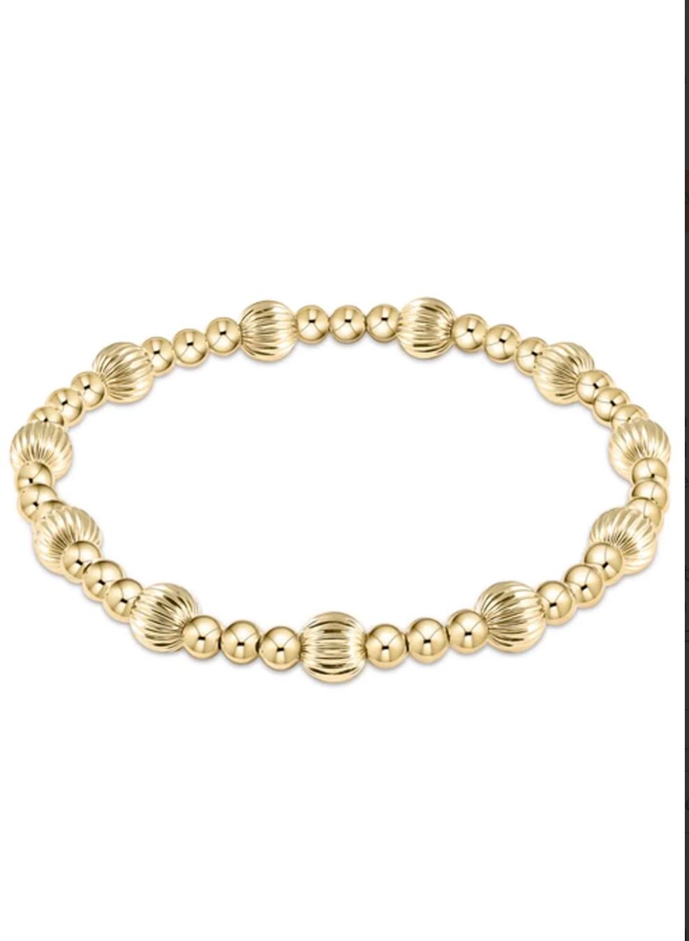Dignity Sincerity Gold 6mm Bracelet Dignity Sincerity Gold 6mm Bracelet