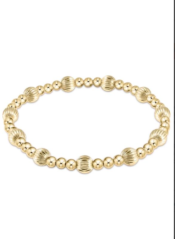 Dignity Sincerity Gold 6mm Bracelet