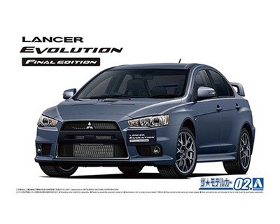 Aoshima 1/24 Mitsubishi Lancer Evolution CZ4A (Final Edition)