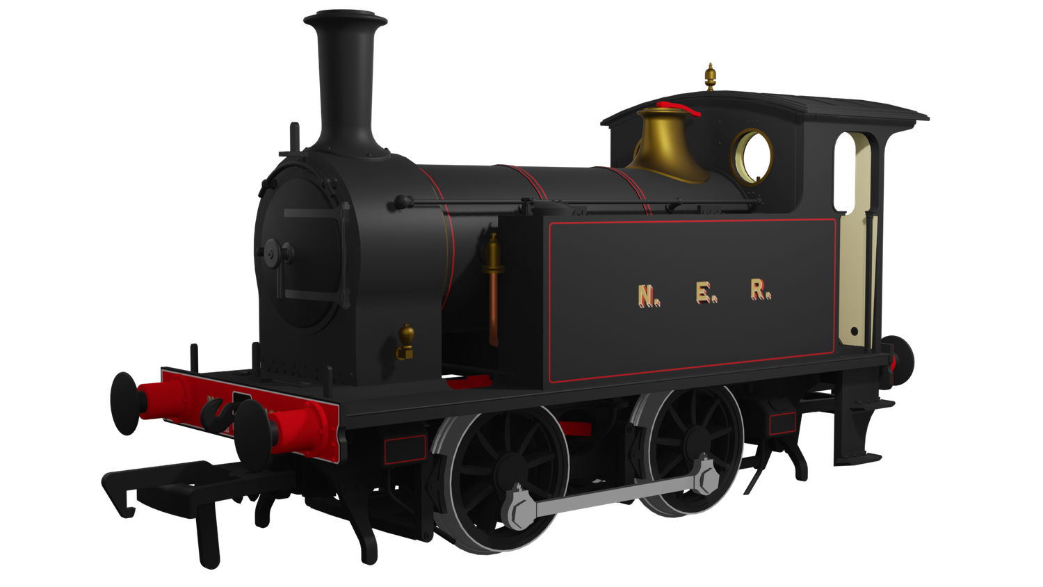 Rapido 932003 NER H Class - No.1303 NER Lined Black - DCC Ready