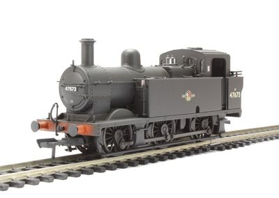 Bachmann Branchline 32-235 Fowler Class 3F 0-6-0 (Jinty) 47673 BR Black Late Crest Weathered [*SAVE £35!]