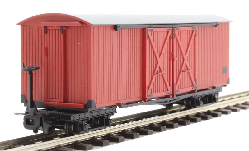 Bachmann Narrow Gauge 393-027 Covered Goods Wagon Lincolnshire Coast Light Railway Crimson [*SAVE £13!]