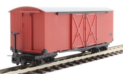 Bachmann Narrow Gauge 393-027 Covered Goods Wagon Lincolnshire Coast Light Railway Crimson [*SAVE £13!]