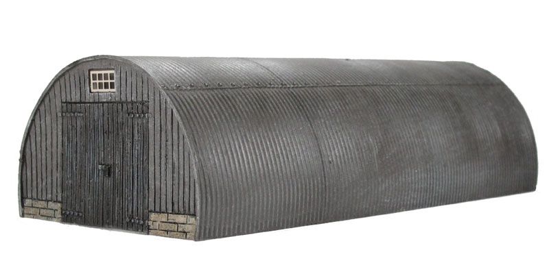Scenecraft 44-110 Nissen Hut (65mm x 145mm x 40mm)  [*SAVE £8!]