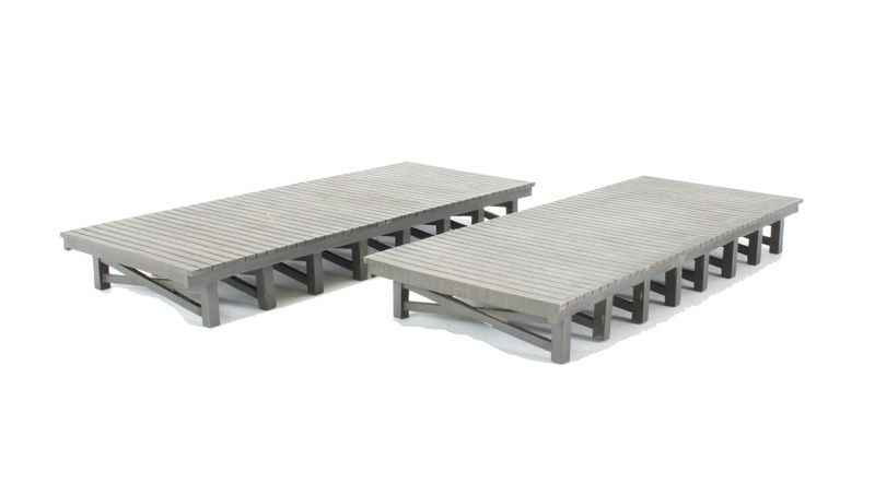 Scenecraft 44-0010 Pair of wooden platforms [*SAVE £9!]
