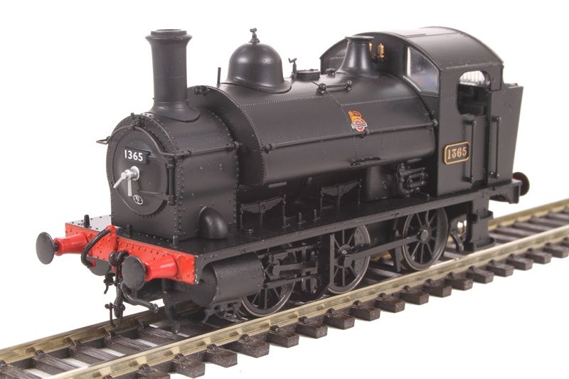 Heljan 0-6-0ST, 1361 class - BR 1365 in black with early &#39;lion &amp; wheel&#39; crest [6-pin DCC socket] [*SAVE £40!]