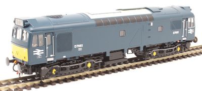 Heljan Class 25/3 BR early blue D7661 with small yellow panels (2533) [*SAVE £47!]