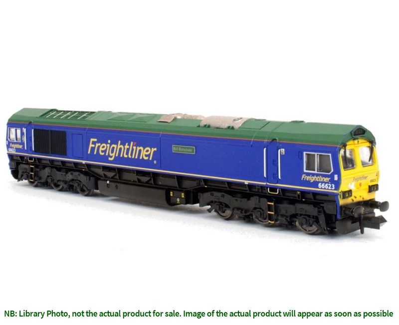 Dapol 2D-007-010 Class 66, 66623, Freightliner Blue &#39;Bill Bolsover&#39; Boxed, As New [C1]