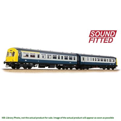 Bachmann Branchline Class 101 DMU, BR Blue/Grey, Boxed, DCC SOUND FITTED [32-287BSF] [C1]