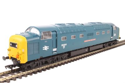 Bachmann Branchline Class 55 Deltic, 55004, &#39;Queen&#39;s Own Highlander&#39;, BR Blue, DCC SOUND FITTED [32-534DS] [C1]