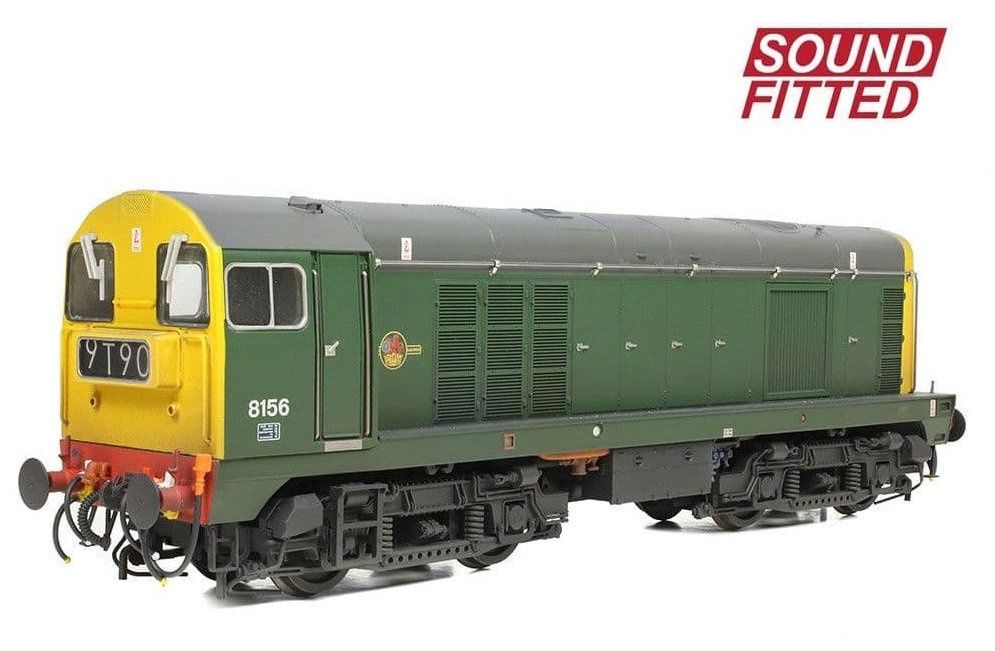 Bachmann Branchline Class 20/0, 8156, BR Green (FYE), Weathered, DCC SOUND FITTED [35-360SF] [C1]