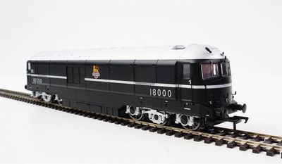 Rails of Sheffield Exclusive 1800, Gas Turbine prototype, 18000, BR black, Early Crest, Boxed, As New [C1]