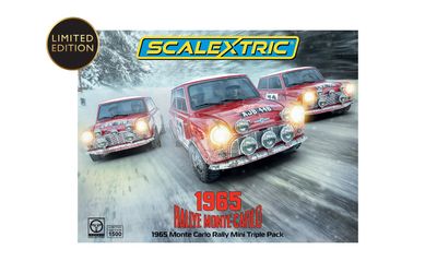 Scalextric C4488A 1965 Monte Carlo Rally Mini - Triple Car Pack