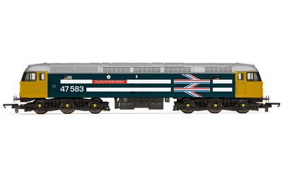 Hornby R30040TTS RailRoad Plus BR, Class 47, Co-Co, 47583 ‘County of Hertfordshire’ - Era 7 [25% Off!*]