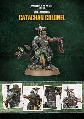 40,000: Astra Militarium Catachan Colonel Store Anniversary Miniature
