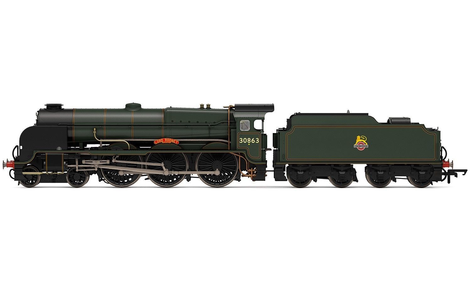 Hornby R3635 BR, Lord Nelson Class, 4-6-0, 30863 &#39;Lord Rodney&#39; - Era 4 [25% Off!*]