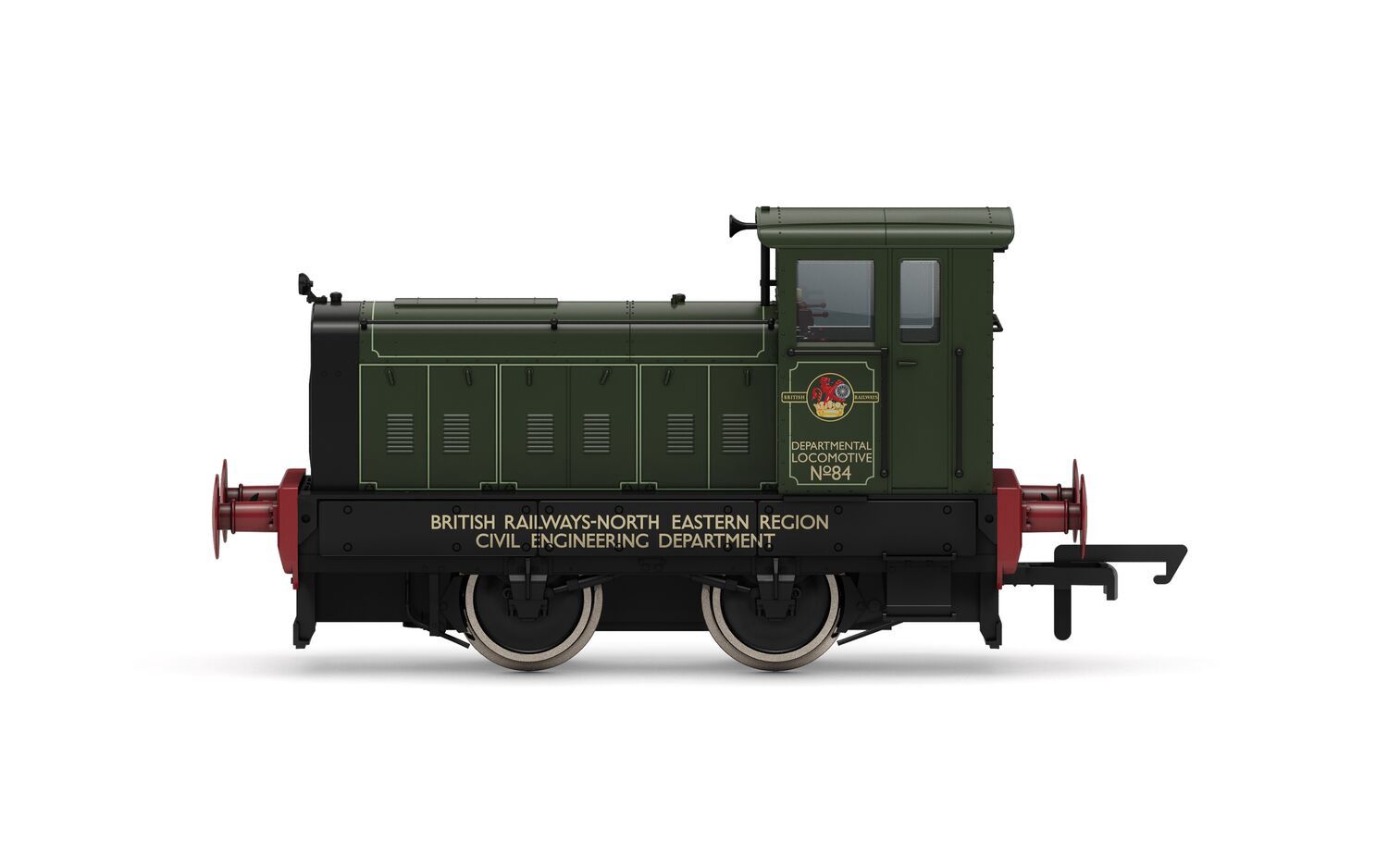 Hornby R3896 BR, Ruston &amp; Hornsby 88DS, 0-4-0, No. 84 - Era 6 [25% Off!*]