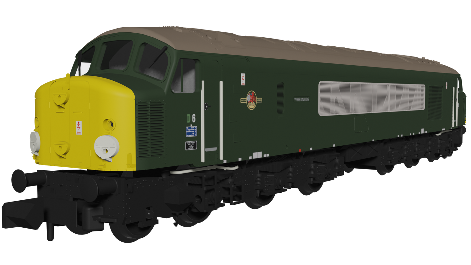 Rapido 948005 - Class 44 - 6/D6 &quot;Whernside&quot; BR Green Full Yellow Ends - DCC Ready (WITH FREE SHIPPING!]