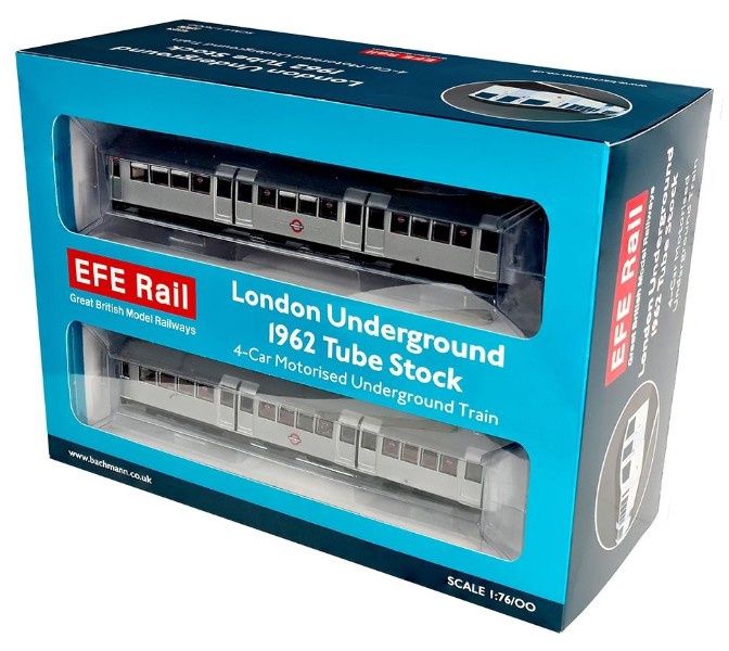 EFE Rail E99942 London Underground 1962 Tube Stock, 4-Car Motorised Train [WITH FREE SHIPPING!]