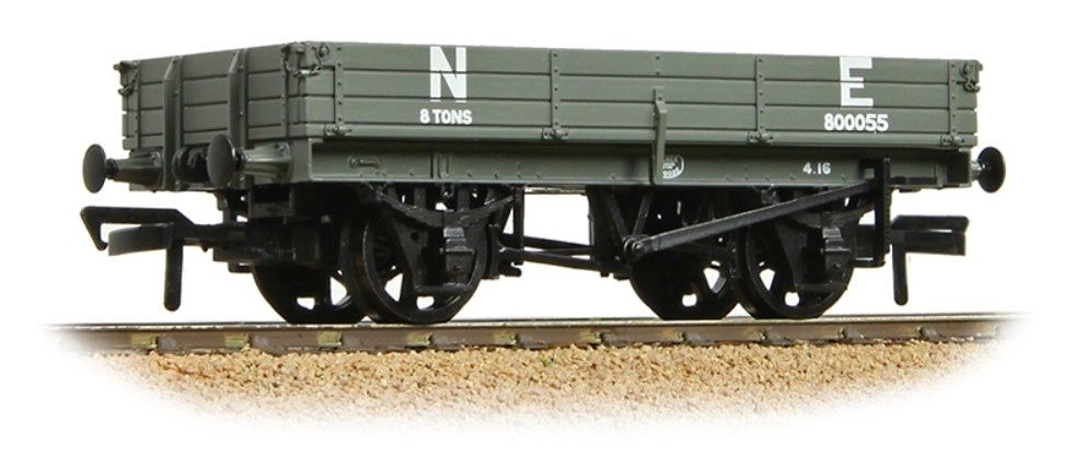 Bachmann Branchline 37-944 3 Plank Wagon North Eastern Railway &#39;NE&#39; Grey