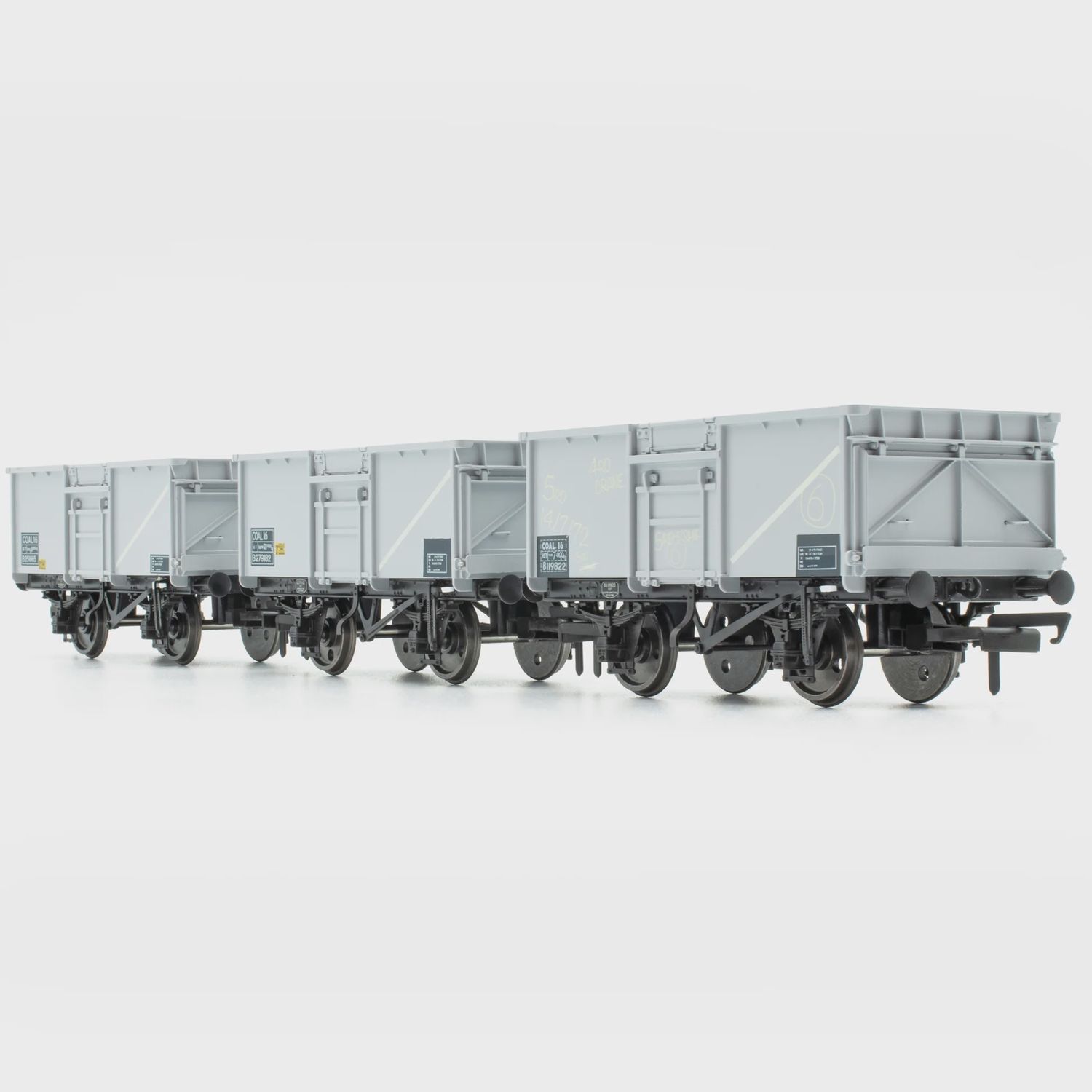 Accurascale BR 16T Mineral- 1/108 - BR Freight Grey (Pre-TOPS COAL 16) - Pack E [ACC1026] [FREE SHIPPING!]
