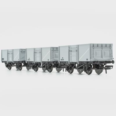 Accurascale BR 16T Mineral- 1/109 - BR Freight Grey (Original text on black panels) - Pack G [ACC1028] [FREE SHIPPING!]