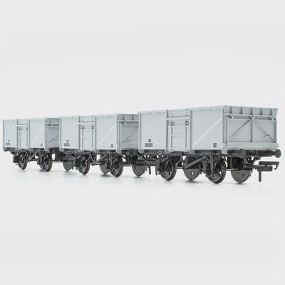 Accurascale BR 16T Mineral- 1/108 - BR Freight Grey (Original text on black panels) - Pack C [ACC1023] [FREE SHIPPING!]